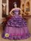 Bracknell Berkshire Stylish Lavender Pick-ups Quinceanera Dress With Taffeta Exquisite Appliques Ball Gown