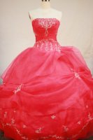 Tiffany & Co Beautiful Ball Gown Strapless Floor-length Quinceanera Dresses Embroidery with Beading Style FA-Z-0207[FA3Qo36]