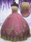 Fancy Lilac Strapless Zipper Appliques 15 Quinceanera Dress Sleeveless