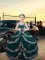 Custom Fit Ball Gowns Child Pageant Dress Teal Straps Satin Sleeveless Floor Length Lace Up