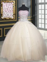 Sleeveless Lace Up Floor Length Beading Vestidos de Quinceanera(SKU PSSW0163BIZ)