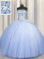 Cute Big Puffy Sleeveless Floor Length Beading and Sequins Lace Up Sweet 16 Dress with Blue(SKU PSSW0465-5BIZ)