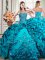 Trendy Sleeveless Beading and Embroidery and Pick Ups Lace Up Quinceanera Dress