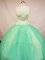 Best Seller Ball Gown Strapless Floor-Length Spring Green Appliques and Beading Quinceanera Dresses Style FA-S-145