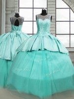 Tulle Sleeveless Military Ball Dresses Brush Train and Beading(SKU PSSW0711BIZ)