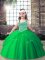 Straps Lace Up Beading and Pick Ups Little Girls Pageant Gowns Sleeveless