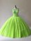 Sleeveless Beading Floor Length Quinceanera Gowns