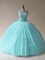 High Class Sleeveless Lace Up Floor Length Beading Vestidos de Quinceanera