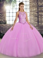 Custom Designed Floor Length Ball Gowns Sleeveless Lilac Ball Gown Prom Dress Lace Up(SKU SJQDDT2117002-11BIZ)