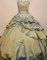 Beautiful ball gown sweetheart-neck floor-length taffeta appliques with beading olive green quinceanera dresses FA-X-076