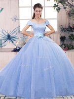 Inexpensive Short Sleeves Lace and Hand Made Flower Lace Up 15th Birthday Dress(SKU YSQD082-7BIZ)
