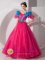 Ozark Arkansas/AR Off The Shoulder and Short Sleeves For Pretty Quinceanera Dress With Belt