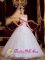 Ibach Switzerland Pretty Strapless White and Fushcia Princess Quinceanera Dress With Sweetheart Appliques Decorate For Sweet 16 Party