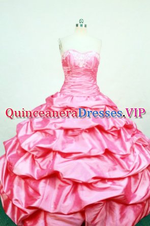 Beautiful Ball Gown Sweetheart Floor-length Quinceanera Dresses Appliques Style FA-Z-0216