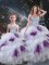 Charming Multi-color Sweetheart Lace Up Beading and Ruffled Layers 15th Birthday Dress Sleeveless