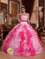 Clear Lake City TX Cheap Multi-color Sweetheart Ruched Bodice Embellished With Beading Quinceanera Dress