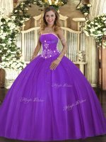 Flare Sleeveless Lace Up Floor Length Beading Military Ball Dresses For Women(SKU SJQDDT1492002-2BIZ)