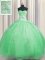 Zipper Up Beading and Appliques Quinceanera Dresses Zipper Sleeveless Floor Length