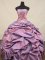 Best Seller Ball Gown Strapless Floor-Length Orangza Purple Appliques Quinceanera Dresses Style FA-S-140