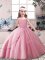 Sleeveless Beading Lace Up Pageant Dress for Teens