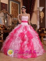 Quimper France Cheap Multi-color Sweetheart Ruched Bodice Embellished With Beading Quinceanera Dress