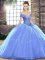 Lavender Off The Shoulder Lace Up Beading Quinceanera Dresses Brush Train Sleeveless