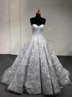 Latest Sequins Sweet 16 Dress Silver Lace Up Sleeveless Floor Length(SKU SWQD315BIZ)