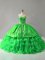 Sleeveless Organza Lace Up 15 Quinceanera Dress for Sweet 16 and Quinceanera