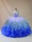 Multi-color Sweetheart Lace Up Beading and Ruffles Quinceanera Gowns Sleeveless