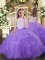 Enchanting Sleeveless Ruffles Backless Winning Pageant Gowns