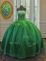 Green Lace Up Sweet 16 Dress Sequins Sleeveless Floor Length(SKU PSSW065-1BIZ)