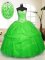 Great Lace Up Vestidos de Quinceanera Sequins and Pick Ups Sleeveless Floor Length