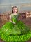 Off The Shoulder Neckline Embroidery and Ruffled Layers Little Girls Pageant Gowns Sleeveless Lace Up