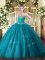 Attractive Sleeveless Beading Lace Up Sweet 16 Dress