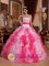 Cheap Multi-color Sweetheart Ruched Bodice Embellished With Beading Quinceanera Dress IN Pearland Texas/TX