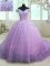 Off the Shoulder Organza Short Sleeves With Train Sweet 16 Dresses Court Train and Hand Made Flower