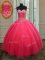 Sleeveless Lace Up Floor Length Beading Quinceanera Gowns